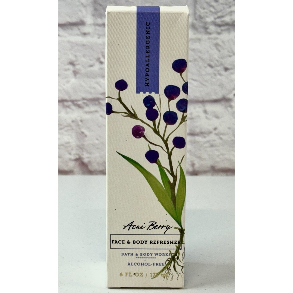 Bath & Body Works Acai Berry Face & Body Refresher Mist 6 oz. Pure Simplicity